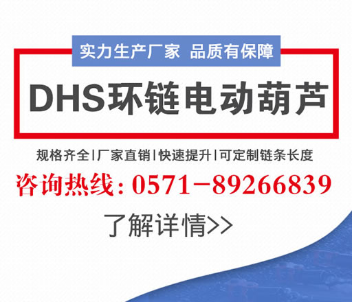浙江電動環鏈葫蘆參數中的高度怎么選